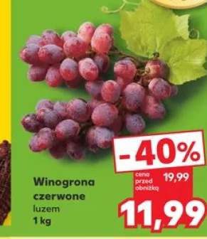 Winogrona czerwone luzem
