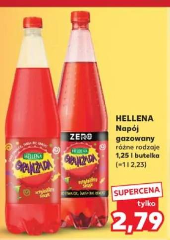 Napój gazowany HELLENA Oranżada Zero oryginalny smak
