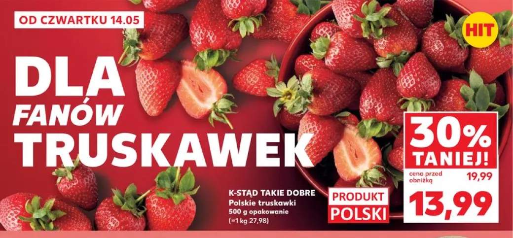 Polskie truskawki K-Stąd Takie Dobre
