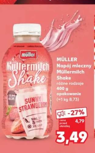 Napój mleczny Müllermilch Shake Müller