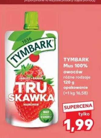 Mus 100% owoców Tymbark