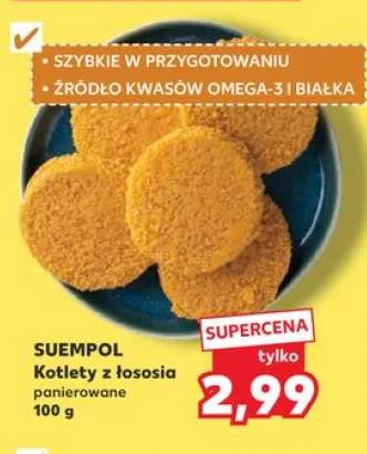 Kotlety z łososia panierowane SUEMPOL