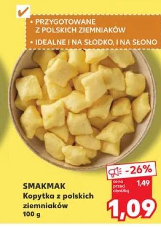 Kopytka z polskich ziemniaków SMAKMAK