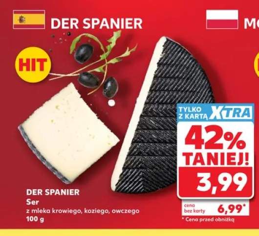 Ser z mleka krowiego, koziego, owczego Der Spanier