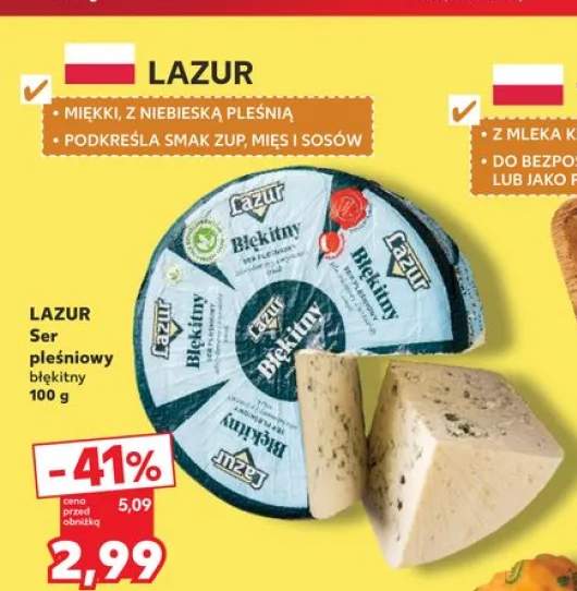 Ser pleśniowy błękitny Lazur