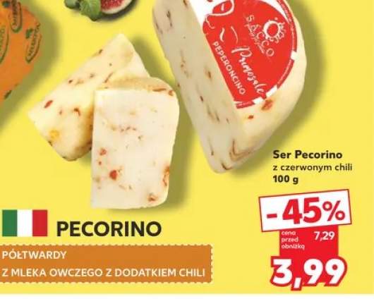 Ser Pecorino z czerwonym chili