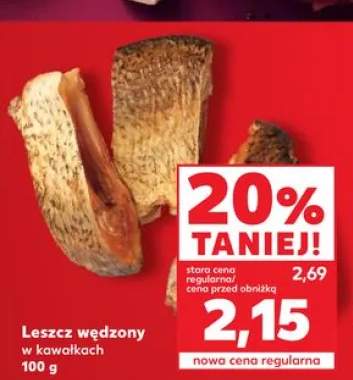 Leszcz wędzony w kawałkach