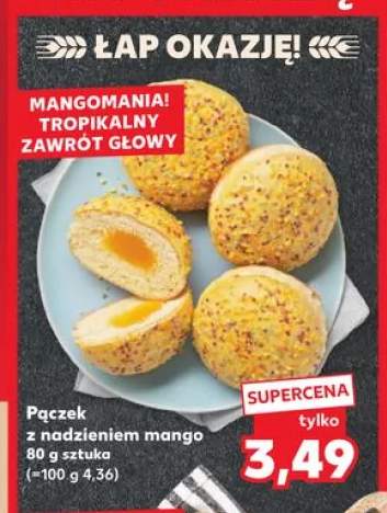 Pączek z nadzieniem mango