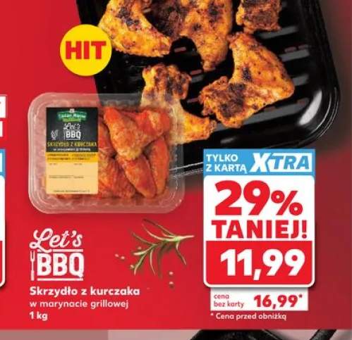 Skrzydło z kurczaka w marynacie grillowej Let's BBQ