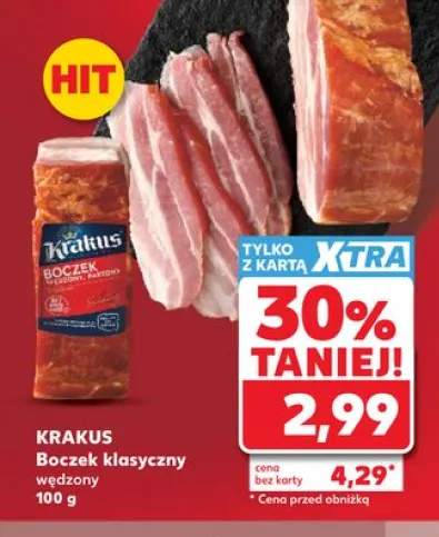 Boczek klasyczny wędzony Krakus