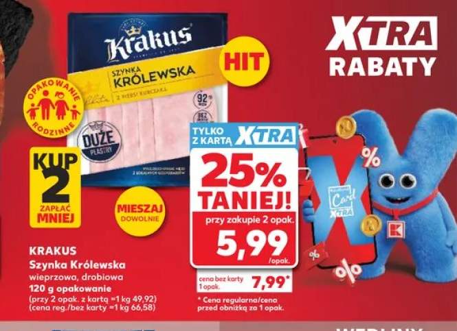 Szynka Królewska wieprzowa Krakus