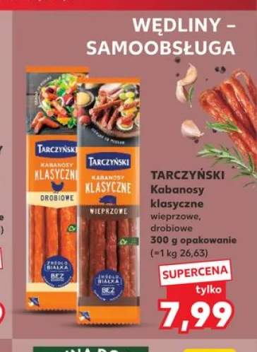 Kabanosy klasyczne wieprzowe Tarczyński