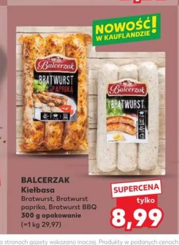 Kiełbasa Bratwurst Balcerzak