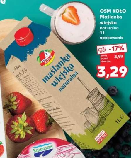 Maślanka wiejska naturalna OSM KOŁO