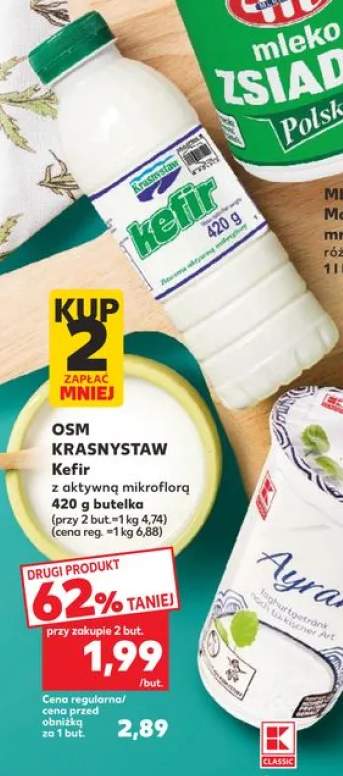Kefir z aktywną mikroflorą OSM KRASNYSTAW