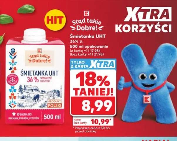 Śmietanka UHT 36% tł. Stąd takie Dobre!