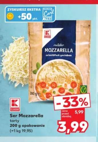 Ser Mozzarella tarty K-Classic