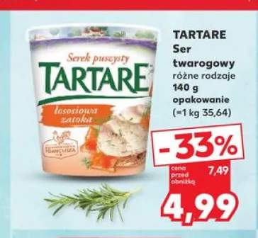 Ser twarogowy Łososiowa zatoka Tartare