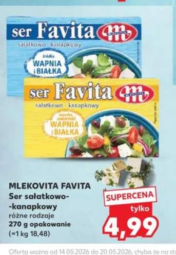 Ser sałatkowo-kanapkowy Favita Mlekovita