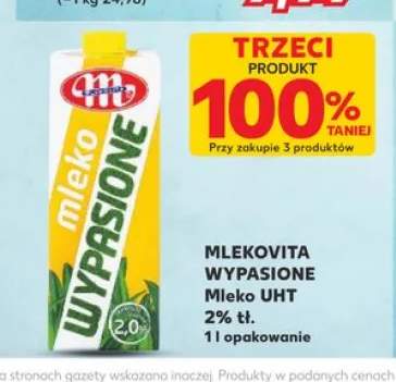 Mleko UHT Wypasione 2% tł. Mlekovita