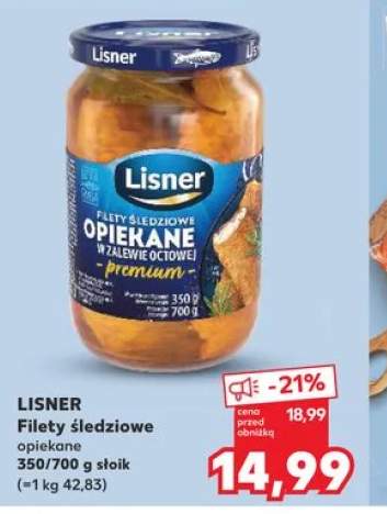 Filety śledziowe opiekane Lisner