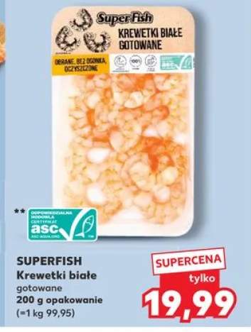 Krewetki białe gotowane SuperFish