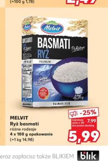 Ryż basmati Melvit