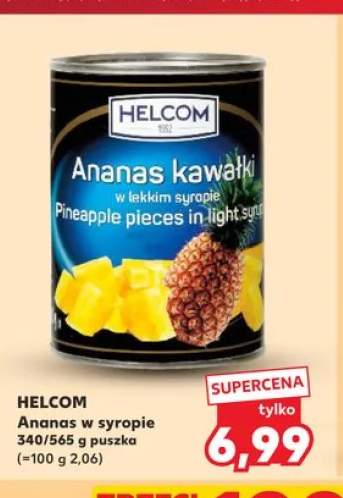 Ananas kawałki w syropie Helcom