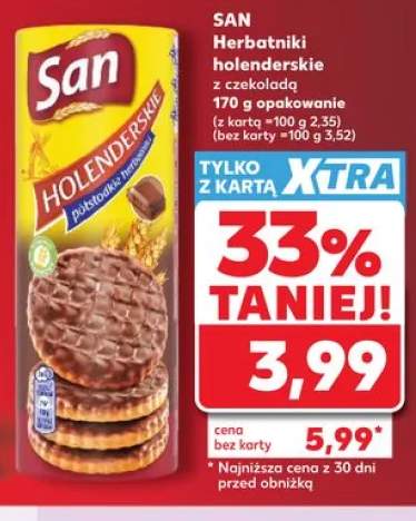 Herbatniki holenderskie z czekoladą SAN