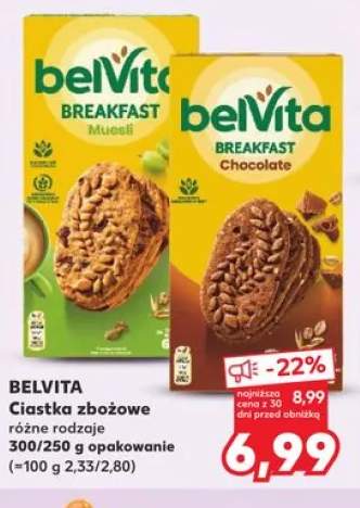 Ciastka zbożowe BELVITA Muesli