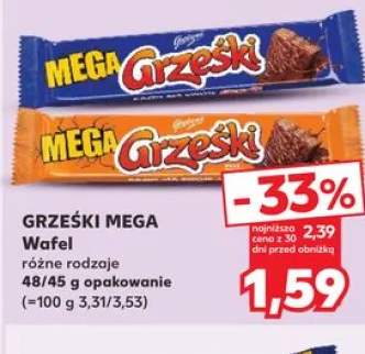 Wafel GRZEŚKI MEGA
