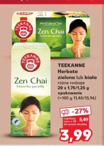 Herbata zielona TEEKANNE Zen Chai