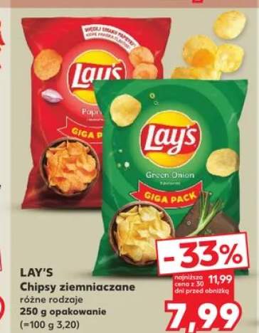 Chipsy ziemniaczane LAY'S
