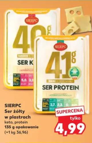 Ser żółty w plastrach SIERPC protein