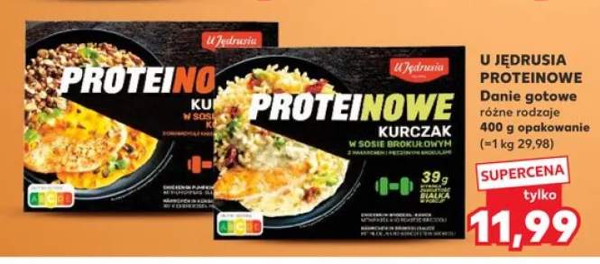 Danie gotowe U JĘDRUSIA PROTEINOWE