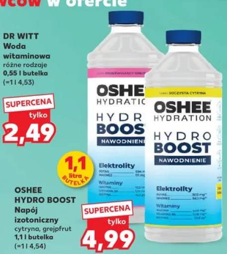 Napój izotoniczny OSHEE HYDRO BOOST cytryna