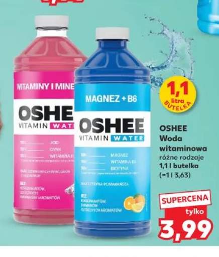 Woda witaminowa OSHEE magnez + B6