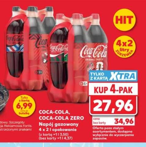 Napój gazowany Coca-Cola 4-pak 2l