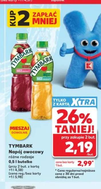 Napój owocowy Tymbark Wiśnia 0,5l