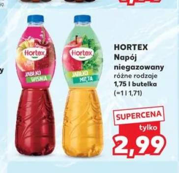 Napój niegazowany Hortex Jabłko Mięta 1,75l