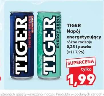 Napój energetyzujący Tiger Mojito 0,25l