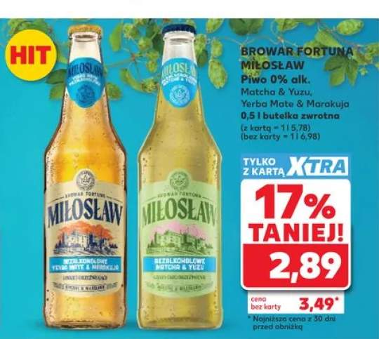 Piwo bezalkoholowe Miłosław Matcha & Yuzu 0% alk.