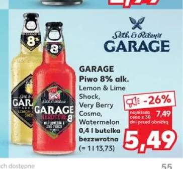 Piwo Garage 8% alk.