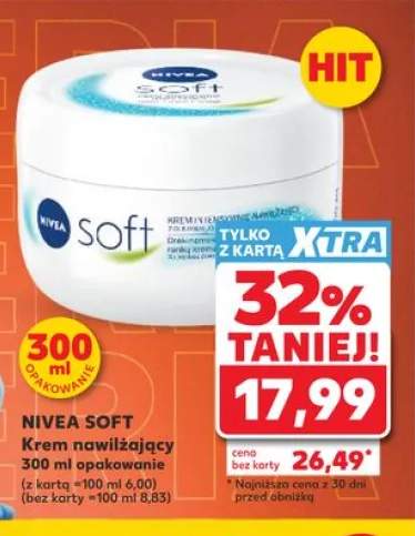 Krem nawilżający Nivea Soft