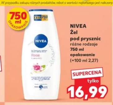 Żel pod prysznic Nivea Rose & Almond Oil