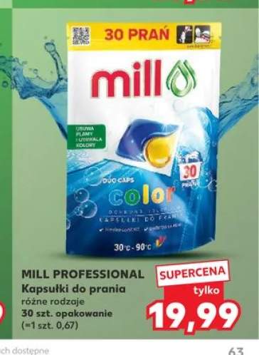 Kapsułki do prania Mill Professional Duo Caps Color