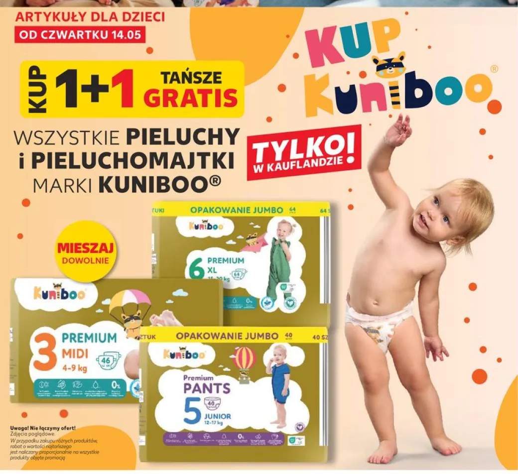 Pieluchy i pieluchomajtki Kuniboo