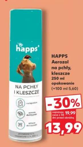 Aerozol na pchły, kleszcze HAPPS