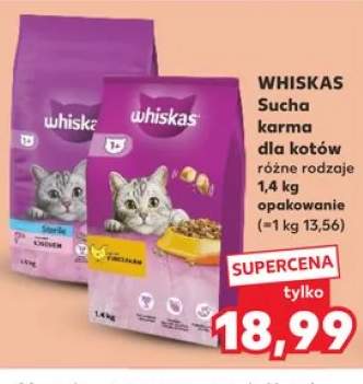 Sucha karma dla kotów Whiskas 1+