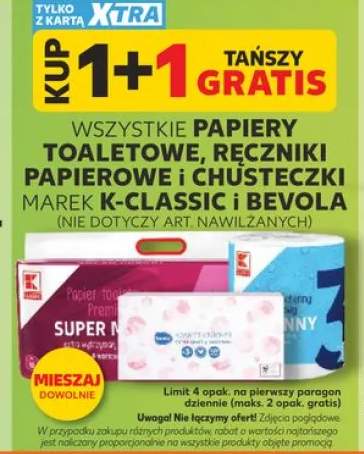Chusteczki higieniczne Bevola